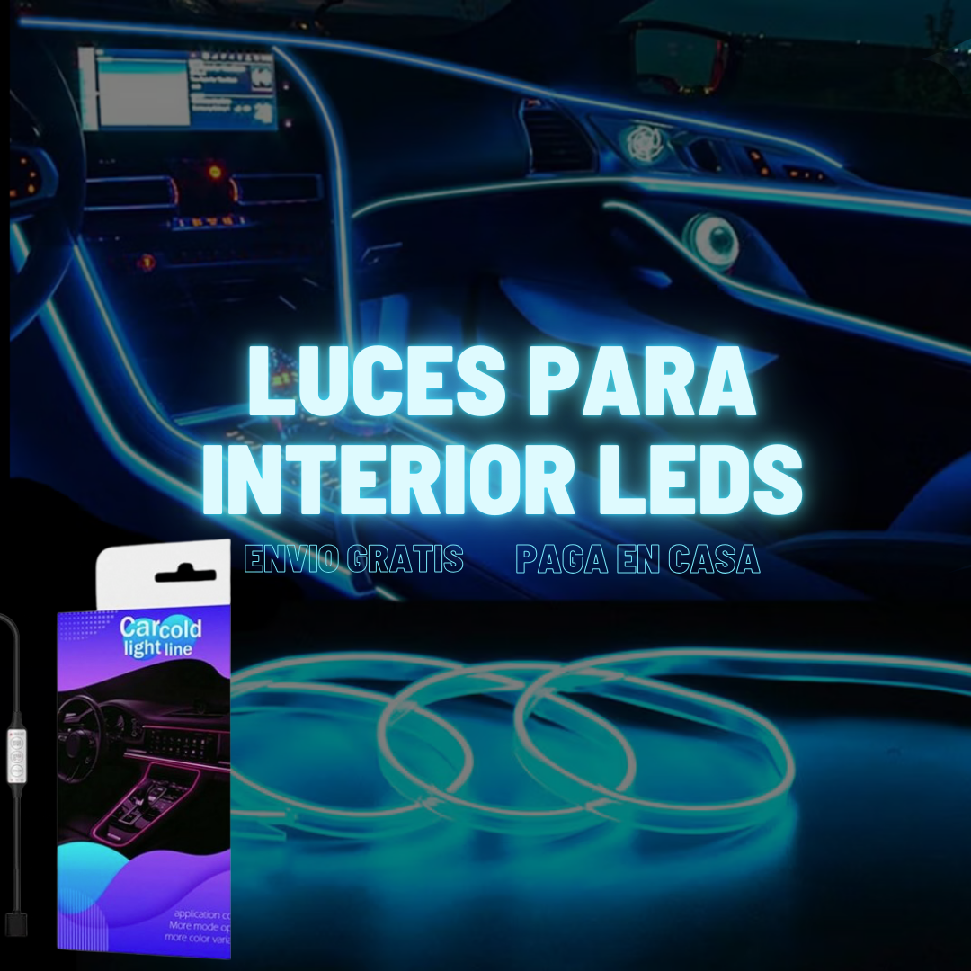 Transforma el Interior de tu Auto en Segundos con Luces LED RGB Personalizables