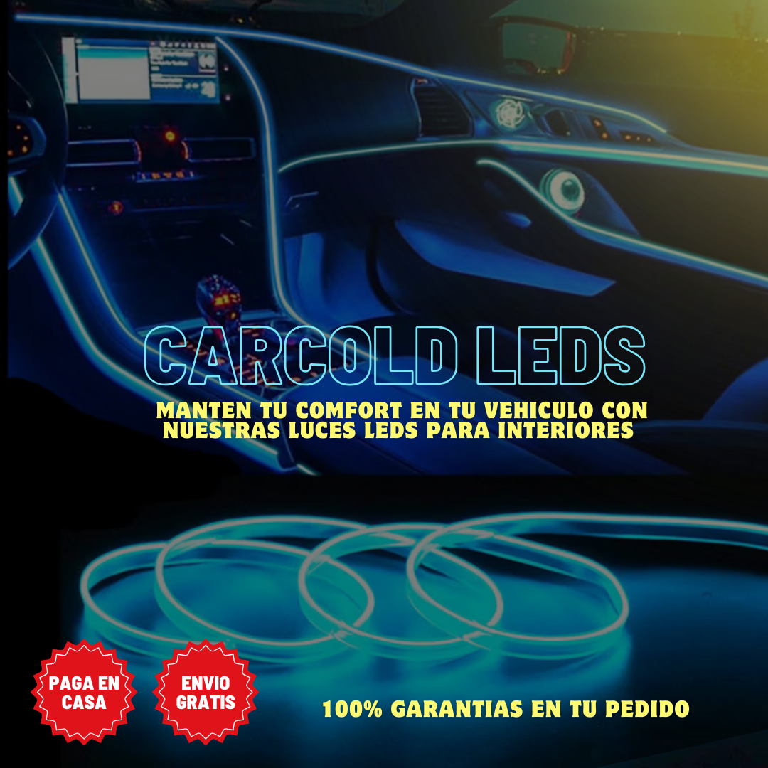 Transforma el Interior de tu Auto en Segundos con Luces LED RGB Personalizables
