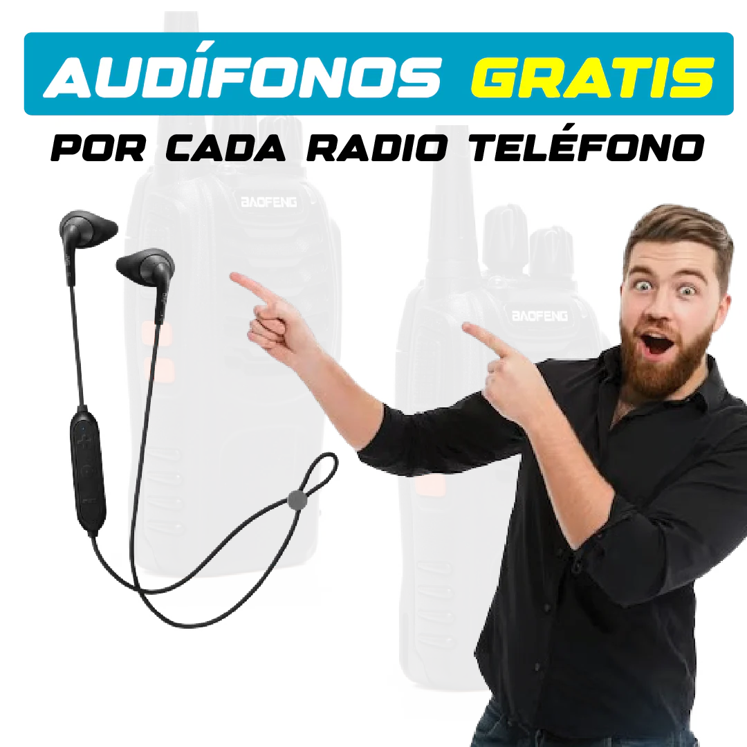 Walkie Talkie BAOFENG + ENVIO GRATIS