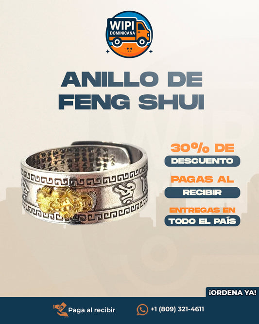 Anillo Feng Shui Mantras™ |  ¿Listo para Cambiar tu Suerte? El Anillo Feng Shui que Atrae Abundancia y Equilibrio