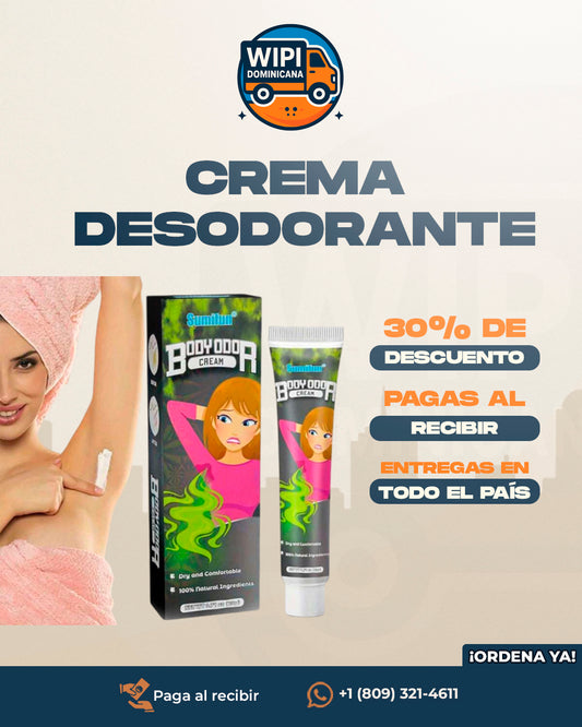 Crema Desodorante Sumifun™ | Pequeña, Potente y Sin Químicos: Tu Nuevo Desodorante Favorito