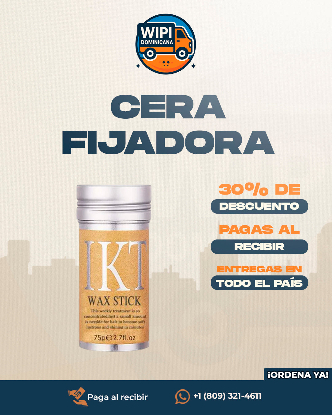 Cera Fijadora IKT™ | Porque Mereces Lucir Radiante ¡Hasta en Tus Días Más Ocupados!