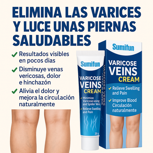 ¡Despídete de las Várices con VeinAway Cream!