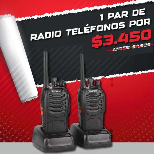 Walkie Talkie de casaracks + ENVIO GRATIS