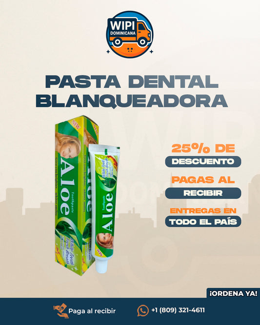Pasta Dental Blanqueadora AloeBright™ |  La Pasta Dental que los Dentistas Ocultan