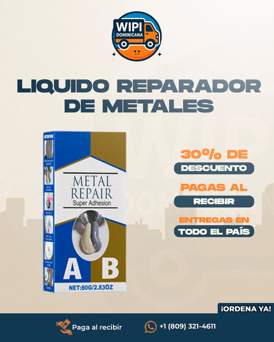 Liquido reparador de metales MetalFix |  ¿Herramientas Rotas? ¡Esta Pasta Las Devuelve a la Vida!