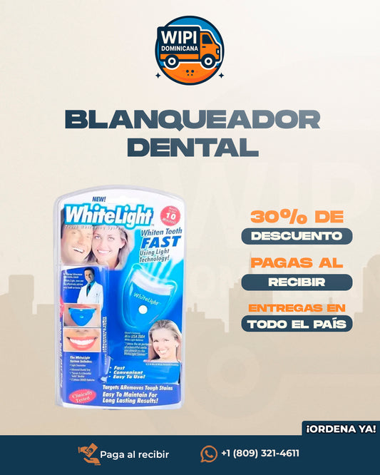 Blanqueador Dental Whitelight™ | El Secreto de las Influencers para una Sonrisa Perfecta