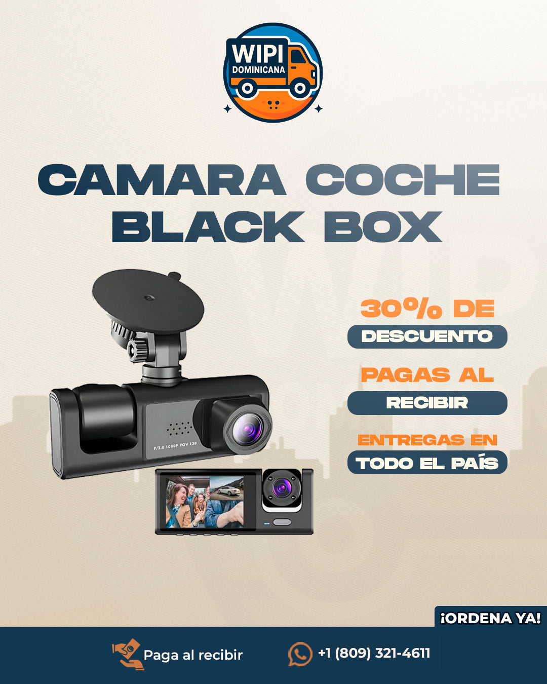 Cámara para Autos 1080P Vantrue™ | La Cámara que Todo Conductor Necesita Grabación Automática + Pruebas Irrefutables