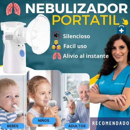 NebuLite Nebulizador Portatil Premium + ENVIO GRATIS